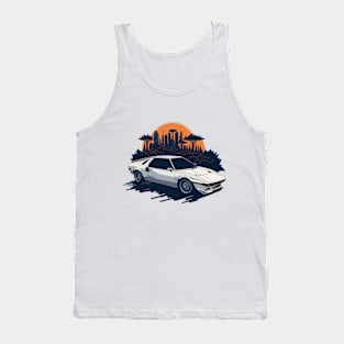 Lotus Esprit Vintage Car Art Tank Top